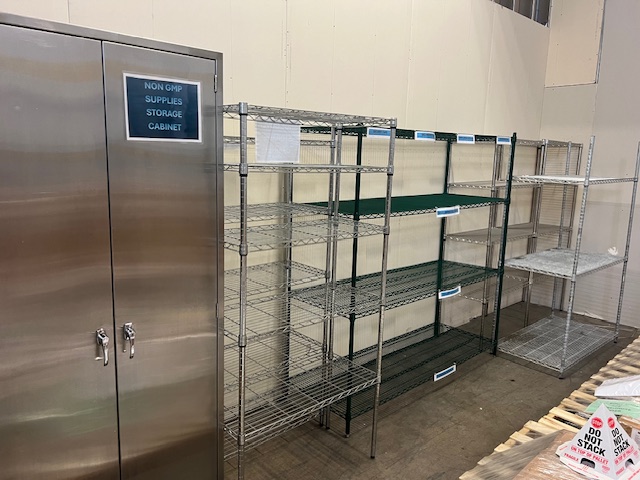 Stainless Steel Wire Shelving Unit 