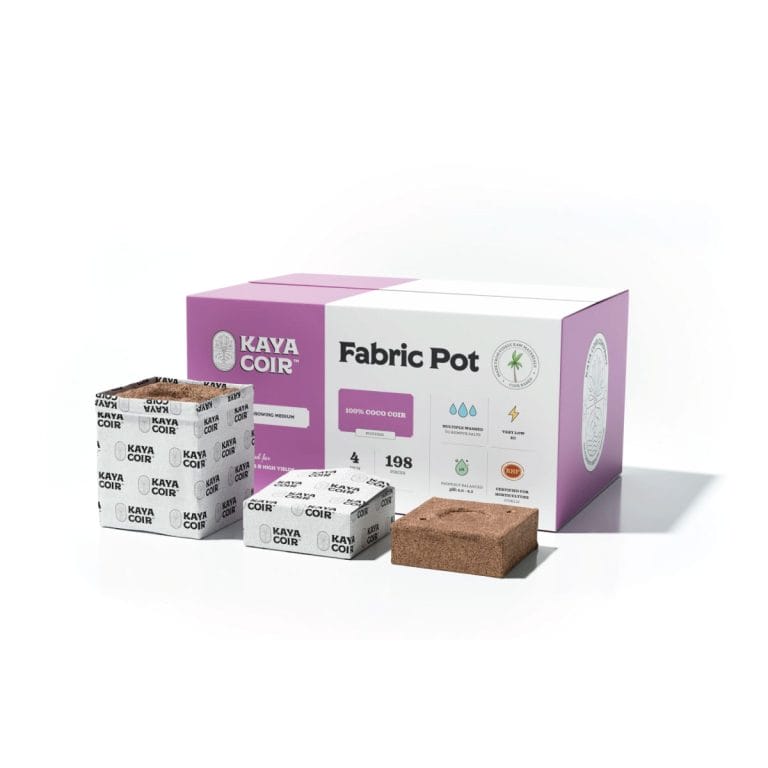 Kaya Coir 4" Fabric Pot (108in a CASE) - 32cases/ [1/2] PALLET