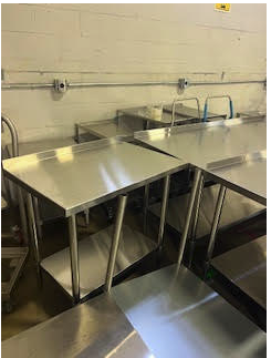 stainless steel tables