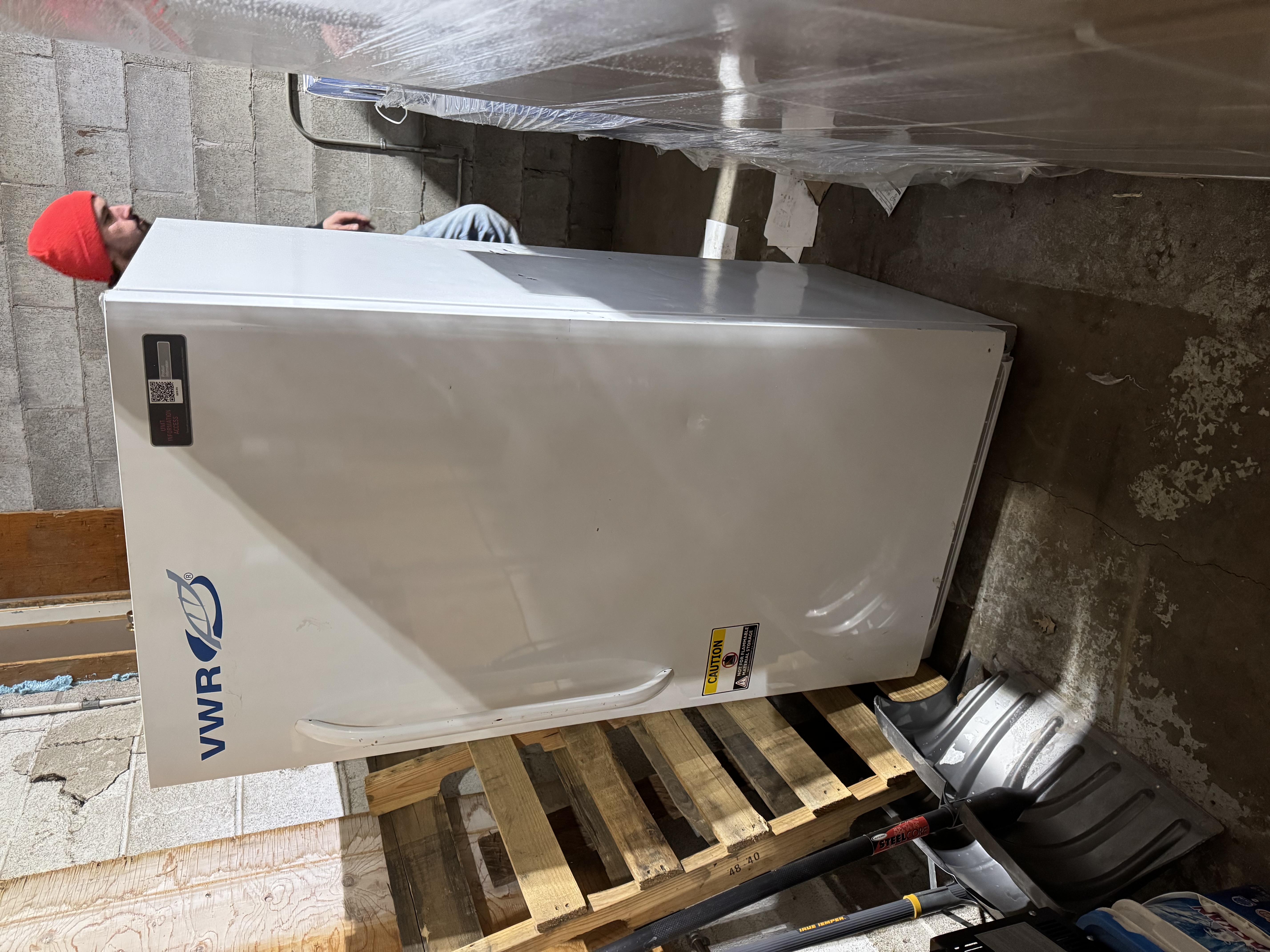 VWR vertical freezer