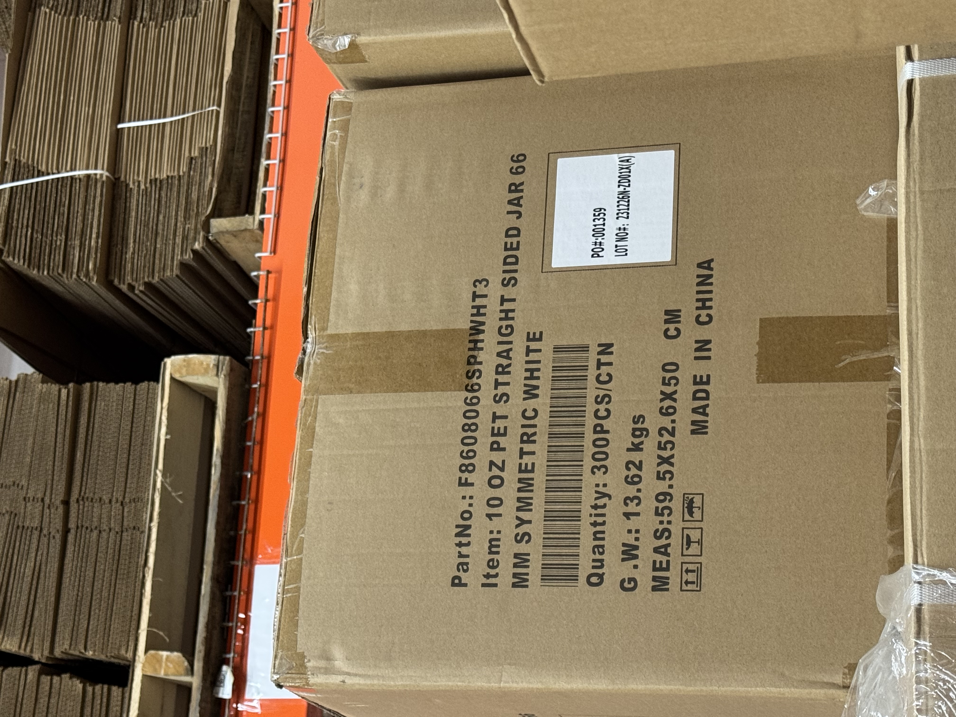 10oz PET Straight sided Jars.CR plastic jars for flower or Edibles