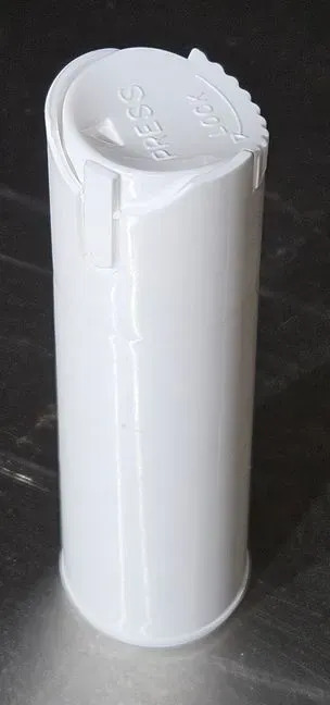 15 ml Airless pump, White, CRC, Tamper-Evident Tab