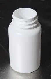 Alpha Packaging Plastic Bottles, White 85 cc HDPE Round Packer with a 33/400 Finish