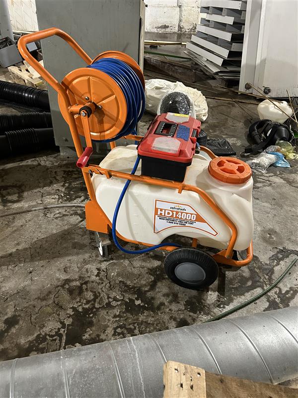  PetraTools HD14000 14-Gallon Push Cart Battery Powered Sprayer
