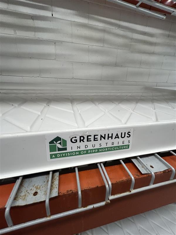 Greeenhaus Trays – Dimensions: 8" (L) × 48 3/4" (W) × 2 1/2" (D)